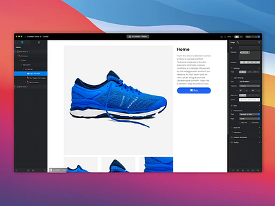 Blocs - Preview In Browser UX browser design mac mac app ux web website builder