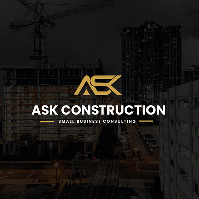 ASK - NF Logo branding design icon logo vector