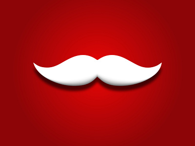 Vector mustache. design dribbble illustraion mustache shadow summer sweety vector winter