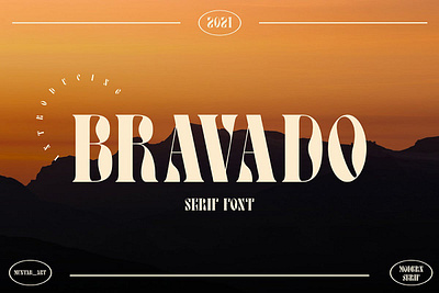 Bravado | Display Font aesthetic chic classic classy dsiplay elegant feminine fonts hippy lovely luxury masthead minimalistic modern trippy wedding