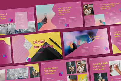 Digital Marketing Multipurpose Template clean colorful company corporate digital marketing google slides keynote modern multipurpose multipurpose template photography pitch deck portfolio powerpoint presentation studio unique web design web development website