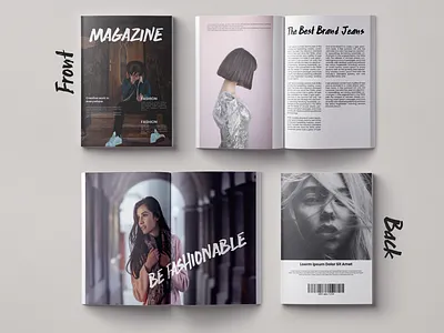 Magazine Design branding catalog creative design eye catchy graphic design ui ux
