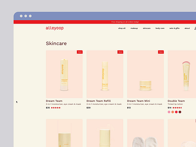Alleyoop Products Page Photography art direction beauty brand campaign clouds dreaming landing page lifestyle marketing photography photos photoshoot products startup textures web