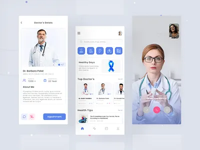 DocHi App Design | Doctor Appointment android app appointment app ass black white app doctor app doctor appointment doctors doctors ui design hospital app hospitalaccessories ifnlinks ios app ismail hussain medical app medical appointment minimal design mobile app trending ui design ui design ux design