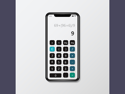 Mobile Calculator design graphic design ui