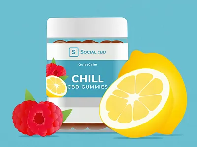 Social CBD Illustration cbd figma illustration