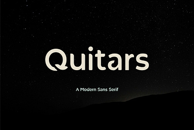 Quitars Modern Sans Serif modern font