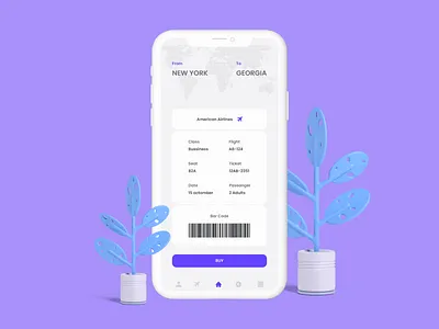 Design of flight ticket 3d appdesign application applicationdesign branding design figma flight flightticket illustration logo plane ticket travel travelapp travelapplication typography ui ux vector