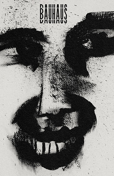 Bauhaus poster bands design graphic design illustration illustrator typography