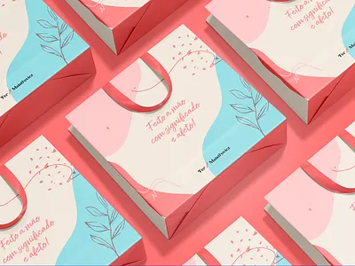 Fer Maistrovicz Lettering - Brand identity bag brand brand identity fashion logo logotype pastel pink