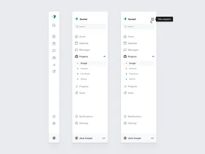 Sidenav Component component dashboard design download navigation sidebar sidenav ui uidesign uidesigner uidesigns uiux webdesign webdesigner