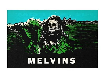 Melvins poster bands design graphic design illustration illustrator music typography