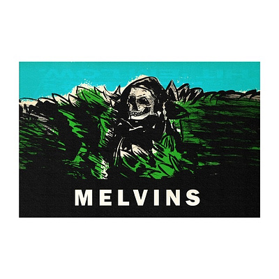 Melvins poster bands design graphic design illustration illustrator music typography
