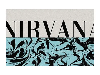 Nirvana poster bands design graphic design illustration illustrator music typography