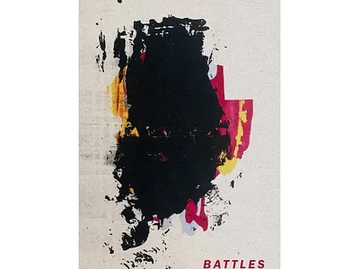 Battles poster bands branding design graphic design illustration illustrator music typography