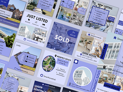 Real Estate Canva templates for Instagram canva templates graphic design instagram posts marke real estate instagram realtor instagram realtor marketing realtor marketing templates realtor social media social media branding social media marketing social media templates templates