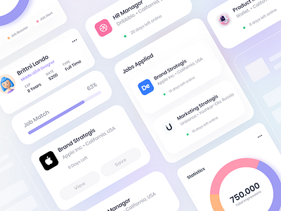 UI jobs card app cards clean crm design figma framer interface job mobile product saas sergushkin sergushkin.com ui ux web