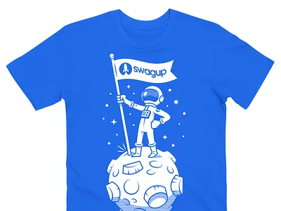 SwagUp swag pack concept apparel cartoon character design drawing halftone illustration mascot merch packaging print screenprint swag