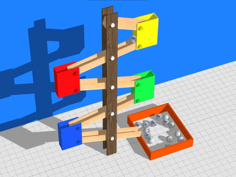 Wood Toy 3d animation animation coding creative javascript motion threejs