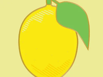Lemon Illustration art food food illustration fruit illustration illustrator lemon studiopop studiopoponline vector