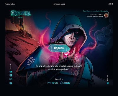 Landing page for Gardarika ₍^. .^₎⟆ figma landing page ui ui design uiux ux ux design web design website design