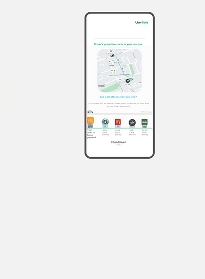 Ubereats ReOrder Low-f branding design illustration uber ui ux