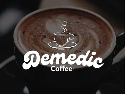 Demedic Coffee | Logo Design bakery branding branding coffee branding coffee designer coffee logo design graphic design illustration logo logo design logodesigner packag typography ui vector