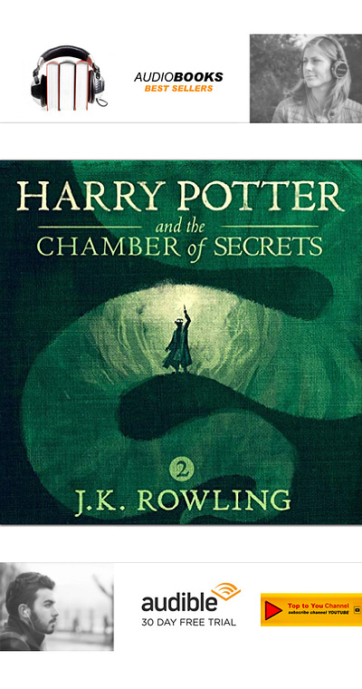 Harry Potter and the Chamber of Secrets AUDIOBOOK audible audiobook book harrypotter jkrowling