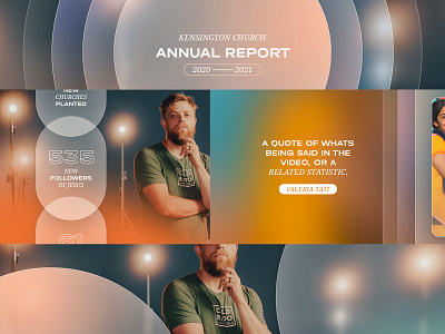 Annual Report Style Frames annual report christianity church design frost infographics keyframe motion graphics style frame ui