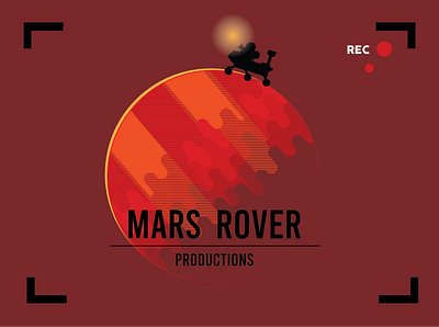 Mars Rover Production Logo - Second Option branding design graphic design icon illustration logo