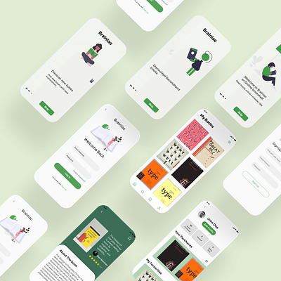 Brainac Book App app design ui ui ux ui design uidesign user experience user interface ux ux design