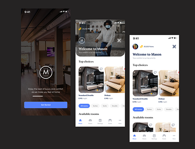 Mason Hotel app booking event hotel hotel app service