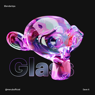 Glass 3d 3d art abstract design blender design illustration modeling rendering