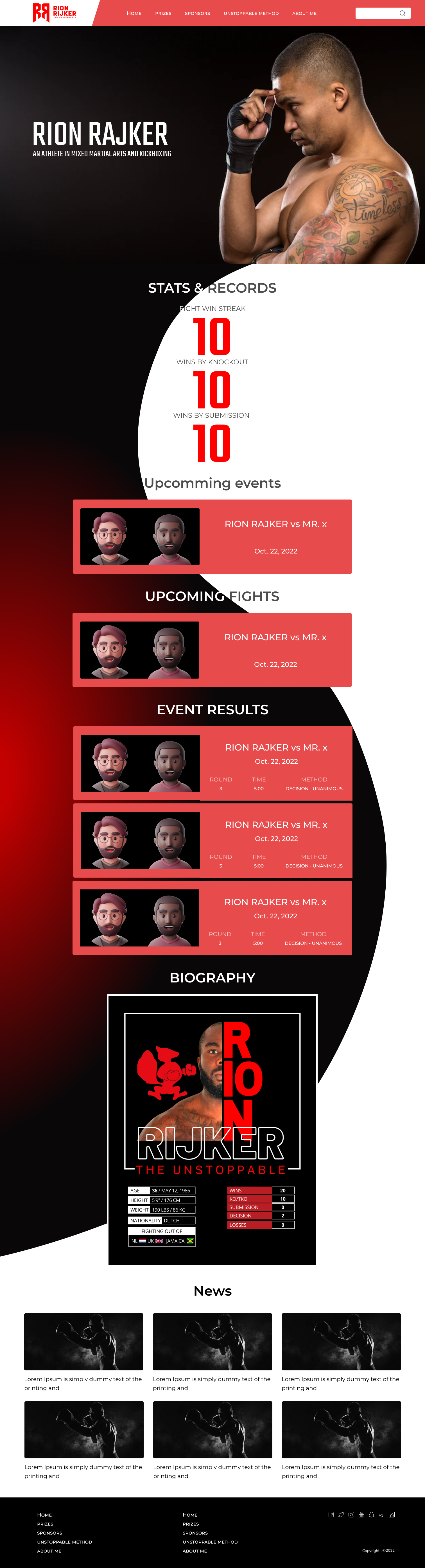 Athlete in Mixed Martial Arts and Kickboxing app app design financial advisor logo one click payment ui design website websiteui