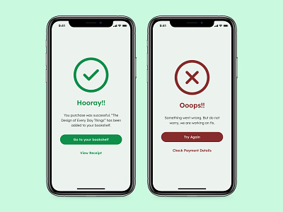 Flash Message - Daily UI 011 app design minimal mobile ui