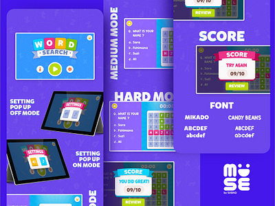 Word Search Game app design artist daily challange design game game design gameartist gameui ui app ui designer uidesign unity userinterface
