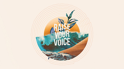 Raise Your Voice - Sermon Series adobe photoshop church design church marketing churchseries composite concept design design graphicdesign photoshop sermonseries summer summerseries typography