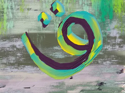 Letter Qaf branding design graphic design illustration logo old painting ui ux vector