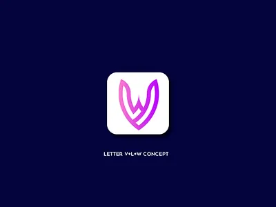 Letter-V+L+W-Concept animation branding design illustration logo logodesign modern modern logo design simple vector