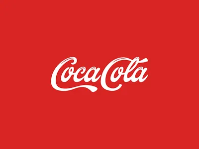 Coca-Cola Logo Redesign 3 black brand calligraphy coca cola cocacola coke cola custom drink famous famous brand logotype minimal minimalist red typeface white