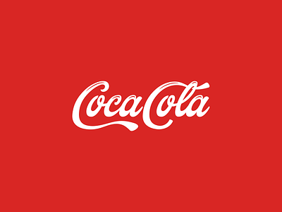 Coca-Cola Logo Redesign 3 black brand calligraphy coca cola cocacola coke cola custom drink famous famous brand logotype minimal minimalist red typeface white