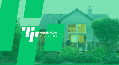 Green Flow Properties - Brand identity brand identity branding branding system colors design graphic design icon logo real estate typography