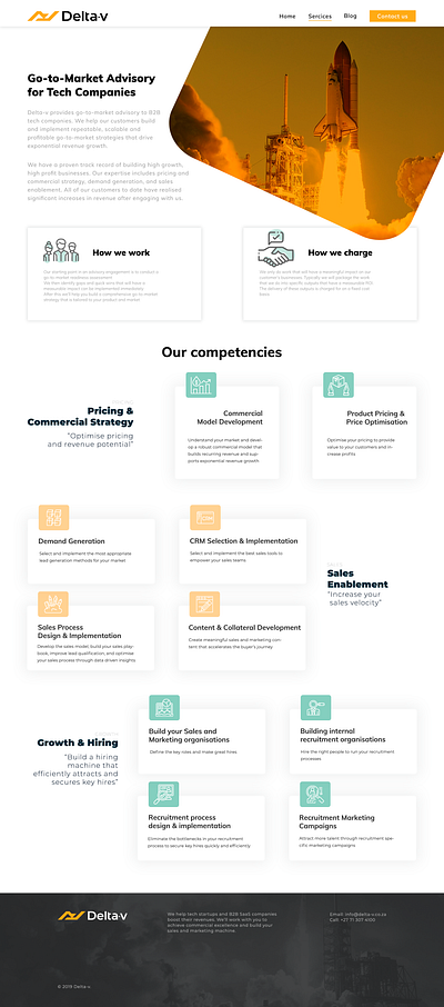 Service page business clean design graphic design prototype ui ux web