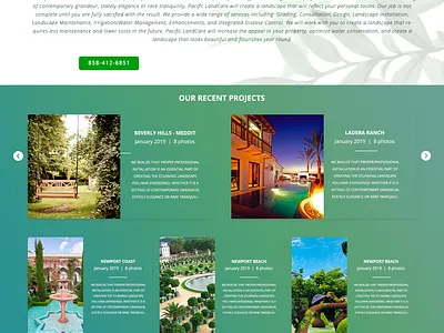 Lanscape corporate ux ui business ui web