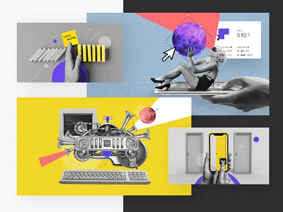 Collage for Boldare art boldare brand branding collage graphic design illustration laskosz photomanipulation poland pr press technology