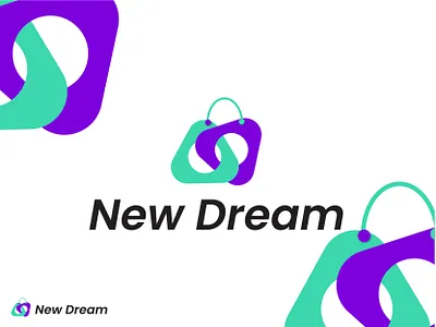 New Dream logo - Modern N logo design - Shopping logo abstract n logo apps icon brand identity branding corporate design dribbble e commerce logo initial l n logo letter n logo logo logo design logo folio logo mark logo trends logos modern n logo n letter logo shopping logo