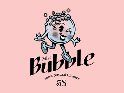 Miss 🫧 character design design doodle drawing illustration lettering logo typography vector