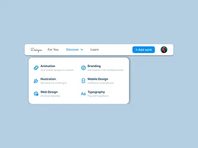 Dropdown | Daily UI 27 box daily ui daily ui 27 design dropdown icons interaction ui ux