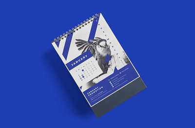 GSG Calendar Design active bird blue brand branding calendar calendar design clean consistent graphic graphic design gsg gsgill gsgill sports jan january layout malaysia sports sportswear