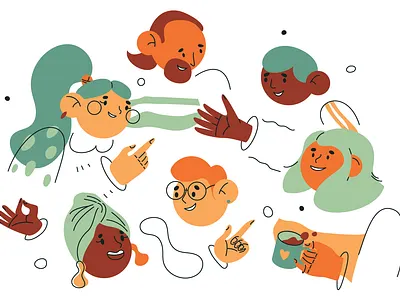 Conversation design graphic design